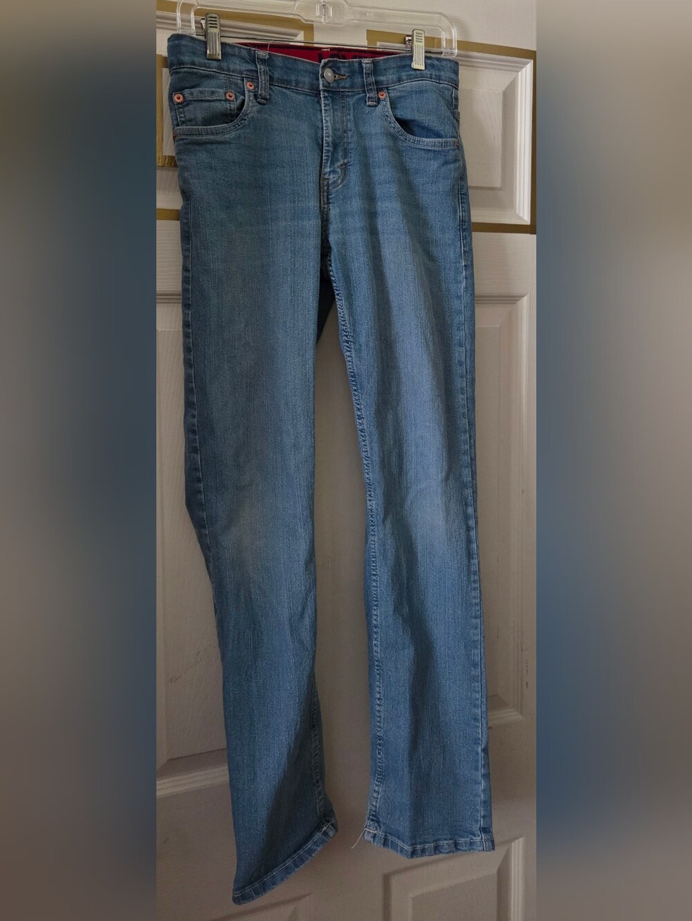 Levi's light blue kids' straight jeans